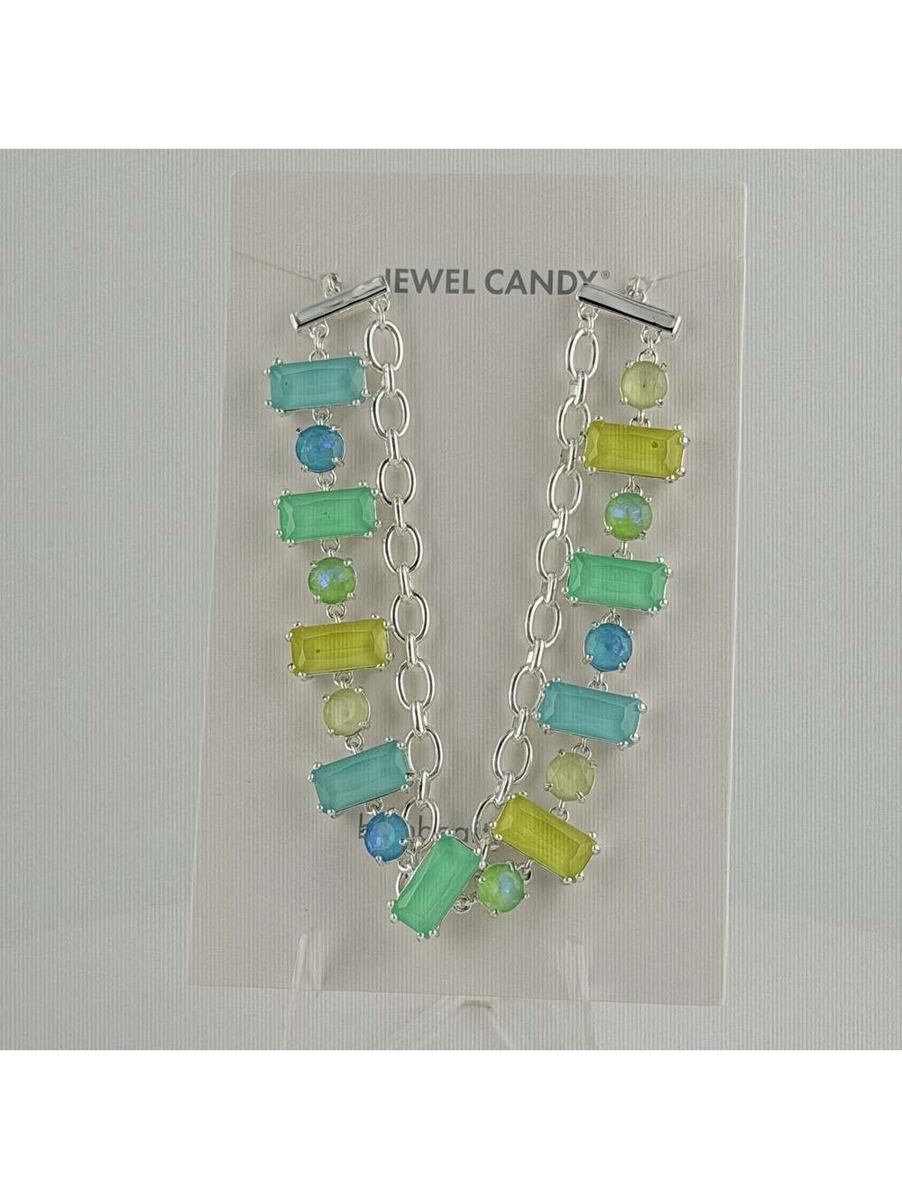 Bomb Party Jewel Candy RBP7374 “The Hazel” Lemon Lime Magic on Silver